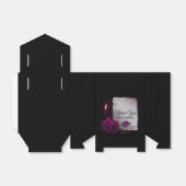 ゴシック様式のバラ、ロウソク、羊皮紙、ロケ結婚ット フェイバーボックス (折り畳みなし)