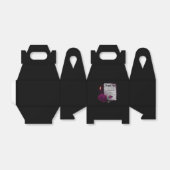 ゴシック様式のバラ、ロウソク、羊皮紙、ロケ結婚ット フェイバーボックス (折り畳みなし)