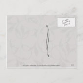 ゴシック様式のバレンタイン壊れたハートはがき シーズンポストカード (裏面)