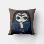 ゴシック様式のバンパイアこうもり大目可愛い クッション (裏面)