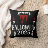 ゴシック様式のバンパイアハロウィーン クッション (ブランケット)
