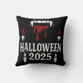 ゴシック様式のバンパイアハロウィーン クッション (裏面)