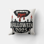 ゴシック様式のバンパイアハロウィーン クッション (裏面)
