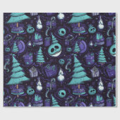 ゴシック様式のパステル ラッピングペーパー (フラット)