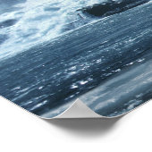 ゴシック様式のファンタジーまたは末期寺院 ポスター (角)