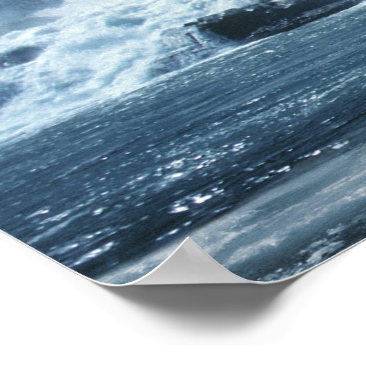 ゴシック様式のファンタジーまたは末期寺院 ポスター (角)