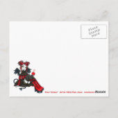 ゴシック様式のフェアリーチェリーボム・エンジェル葉書 ポストカード (裏面)