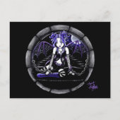 ゴシック様式のフェアリー・アートのはがき ポストカード (正面)