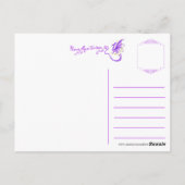 ゴシック様式のフェイリーカード ポストカード (裏面)