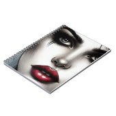 ゴシック様式のフェムのファターレ – 暗い美しい雑誌 ノートブック (左側)