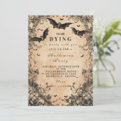 ゴシック様式のフライトのダークハロウィーン 招待状 (スタンド正面)