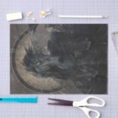 ゴシック様式のフリシア馬 薄葉紙 (クラフト)