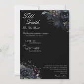 ゴシック様式のフローラは結婚死の詳細と 招待状 (正面)