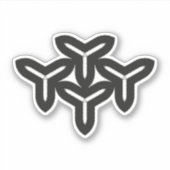 ゴシック様式のブレードのシール シール (正面)