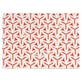 ゴシック様式のブレードのパターン大抱き枕 ラージペーパーバッグ (正面)