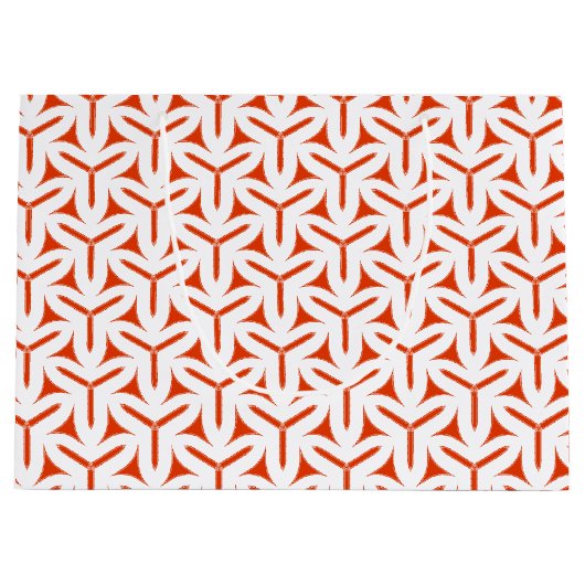 ゴシック様式のブレードのパターン大抱き枕 ラージペーパーバッグ (正面)