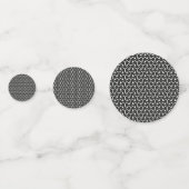 ゴシック様式のブレードのパターン紙吹雪 コンフェッティ (裏面)