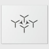 ゴシック様式のブレードのラッピング紙 ラッピングペーパー (フラット)