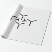 ゴシック様式のブレードのラッピング紙 ラッピングペーパー (アンロールド)