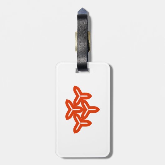 ゴシック様式のブレードの荷物タグ ラゲッジタグ (裏面縦)