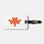 ゴシック様式のブレードの荷物タグ ラゲッジタグ (裏面横)