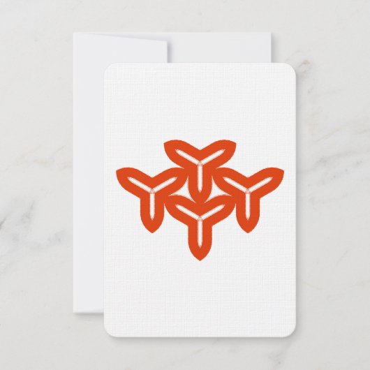 ゴシック様式のブレードサンキューカード サンキューカード (正面)