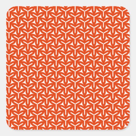 ゴシック様式のブレード模様 スクエアシール (正面)