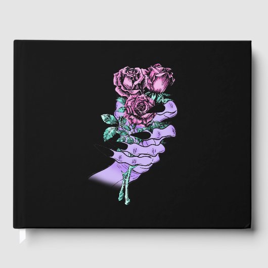 ゴシック様式のブーケのゲストブック ゲストブック (正面)