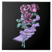 ゴシック様式のブーケタイル タイル (正面)