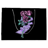 ゴシック様式のブーケ抱き枕 ラージペーパーバッグ (裏面)