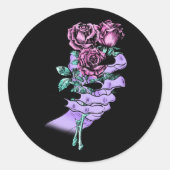 ゴシック様式のブーケ ラウンドシール (正面)