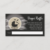 ゴシック様式のベビースワーカーハロウィーン エンクロージャーカード (正面)