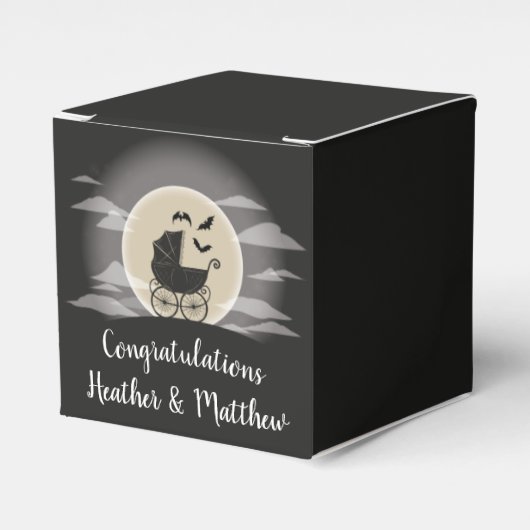 ゴシック様式のベビースワーカーハロウィーン フェイバーボックス (正面サイド)