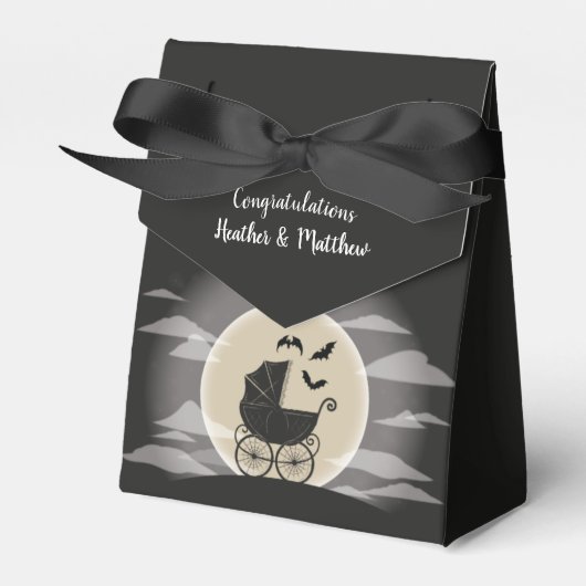 ゴシック様式のベビースワーカーハロウィーン フェイバーボックス (正面サイド)