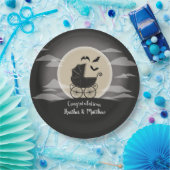 ゴシック様式のベビースワーカーハロウィーン ペーパープレート (パーティー)