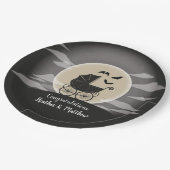 ゴシック様式のベビースワーカーハロウィーン ペーパープレート (アングル)