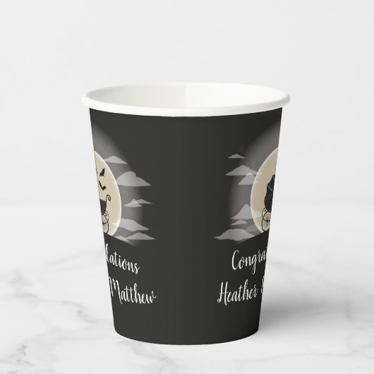 ゴシック様式のベビースワーカーハロウィーン 紙コップ (左)