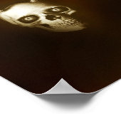 ゴシック様式のホラー骨格のポスター ポスター (角)