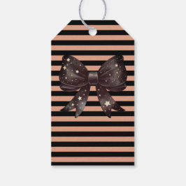 ゴシック様式のボウハロウィーン ギフトタグ