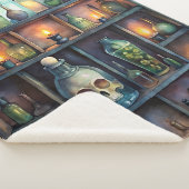 ゴシック様式のポーションボトル – ダーク薬局 シェルパブランケット (3/4)