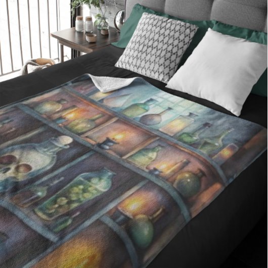 ゴシック様式のポーションボトル – ダーク薬局 シェルパブランケット