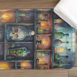 ゴシック様式のポーションボトル – ダーク薬局 バスマット