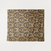 ゴシック様式のムーディダンスクタン&ブラックスパイダータペストリー タペストリー (正面(横))