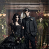 ゴシック様式のムーディダークバービクトリアンガンディーパーラー タペストリー