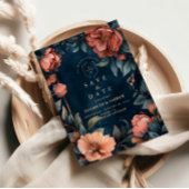 ゴシック様式のムーディ結婚フローラ セーブザデート