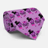 ゴシック様式のメンズスカルファッションネクタイ – 結婚式 ネクタイ (ロール)