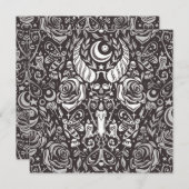 ゴシック様式のモノクロパターン (正面/裏面)