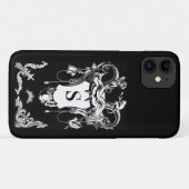 ゴシック様式のモンスターアンティーク建築装飾 Case-Mate iPhoneケース (裏面(横))