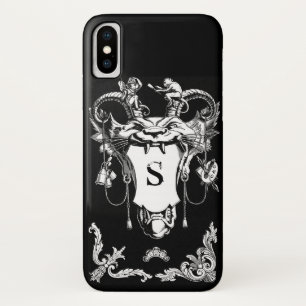 ゴシック様式のモンスターアンティーク建築装飾 iPhone X ケース