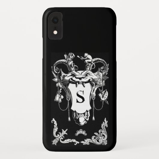 ゴシック様式のモンスターアンティーク建築装飾 Case-Mate iPhoneケース (裏面)